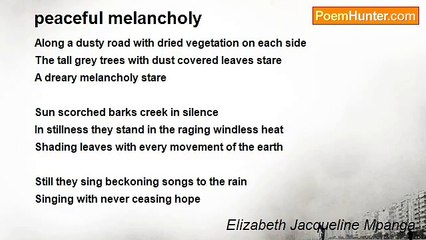 Elizabeth Jacqueline Mpanga - peaceful melancholy