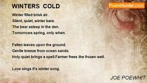 JOE POEWHIT - WINTERS  COLD
