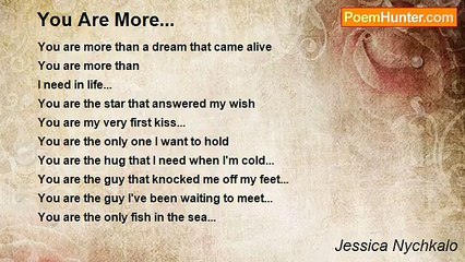 Jessica Nychkalo - You Are More...