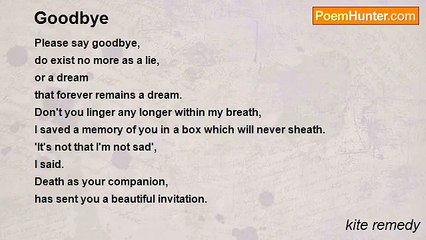 kite remedy - Goodbye