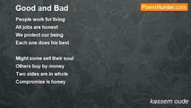 kassem oude - Good and Bad