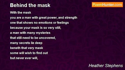 Heather Stephens - Behind the mask