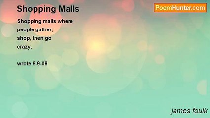 james foulk - Shopping Malls