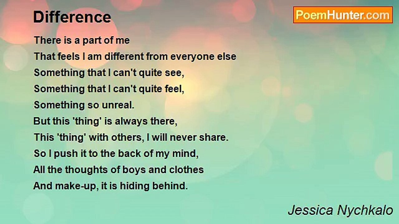 Jessica Nychkalo - Difference