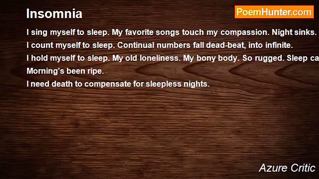 Azure Critic - Insomnia
