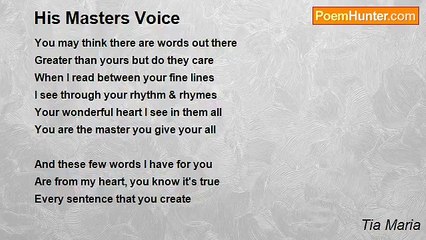Tia Maria - His Masters Voice