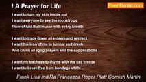 Frank Lisa IndiRa Francesca Roger Platt Cornish Martin - ! A Prayer for Life