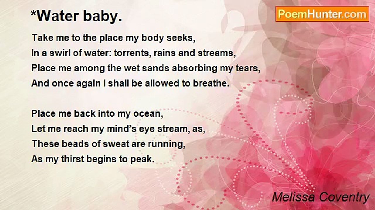 Melissa Coventry - *Water baby.