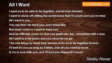 Shelby Renee - All I Want