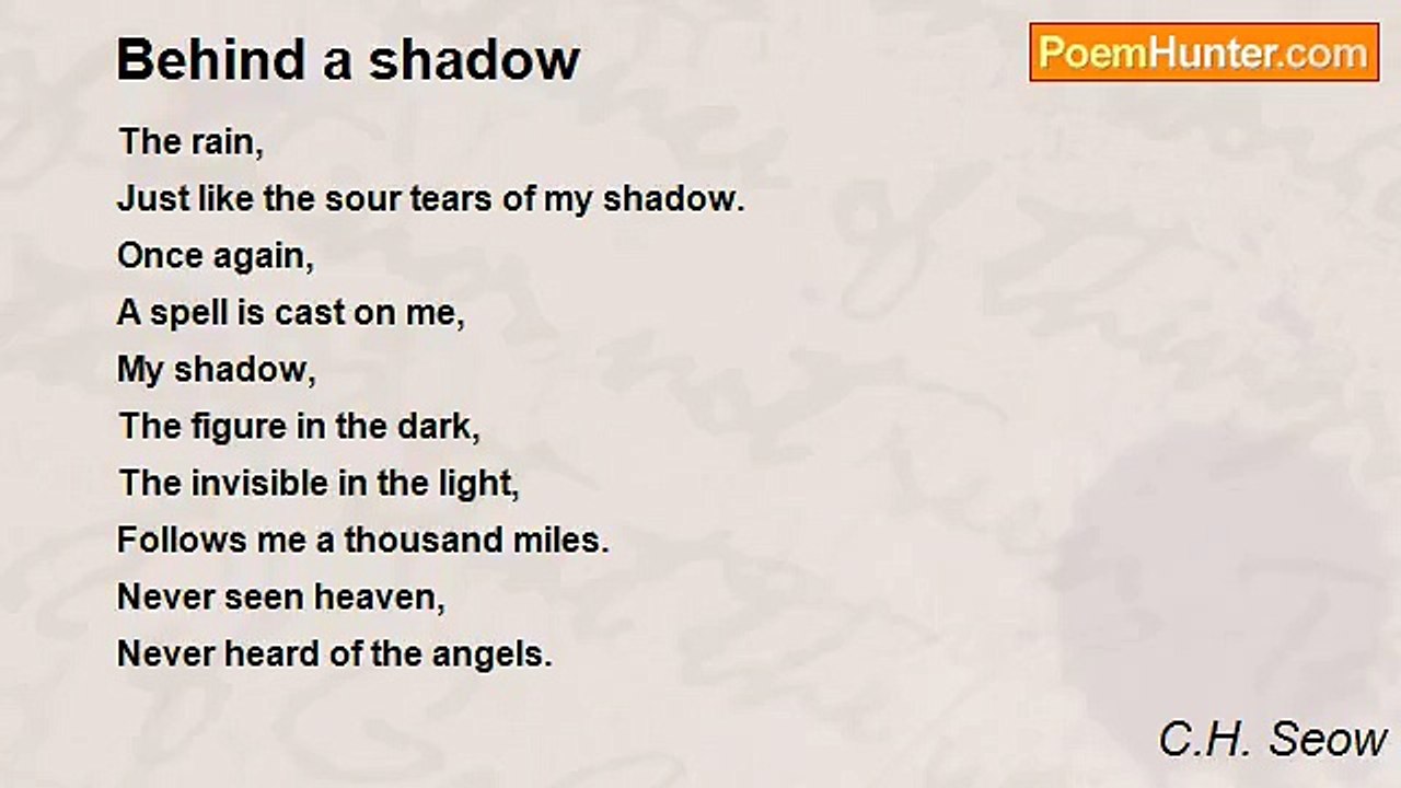 C.H. Seow - Behind a shadow