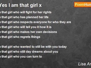 Lisa Anderson - x Yes I am that girl x