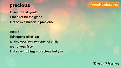 Tarun Sharma - precious