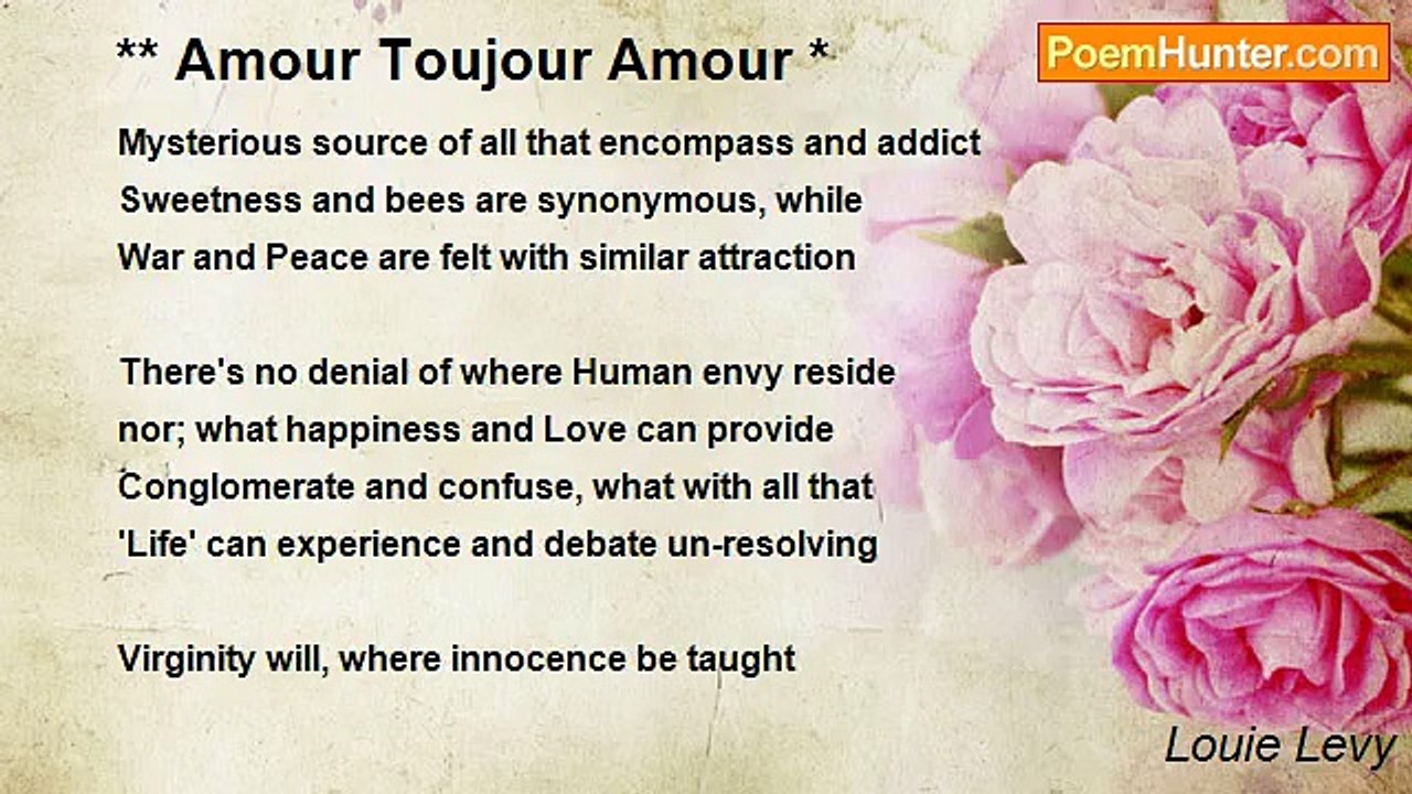 Louie Levy - ** Amour Toujour Amour *