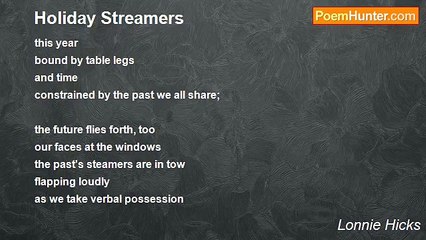 Lonnie Hicks - Holiday Streamers