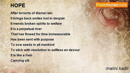 malini kadir - HOPE