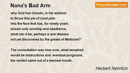 Herbert Nehrlich - Nana's Bad Arm