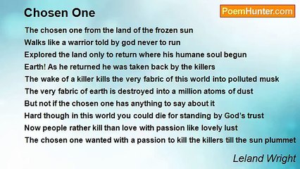 Leland Wright - Chosen One