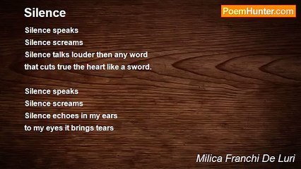 Milica Franchi De Luri - Silence