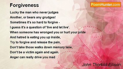 John Thorkild Ellison - Forgiveness