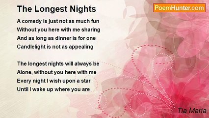 Tia Maria - The Longest Nights