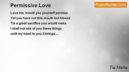 Tia Maria - Permissive Love