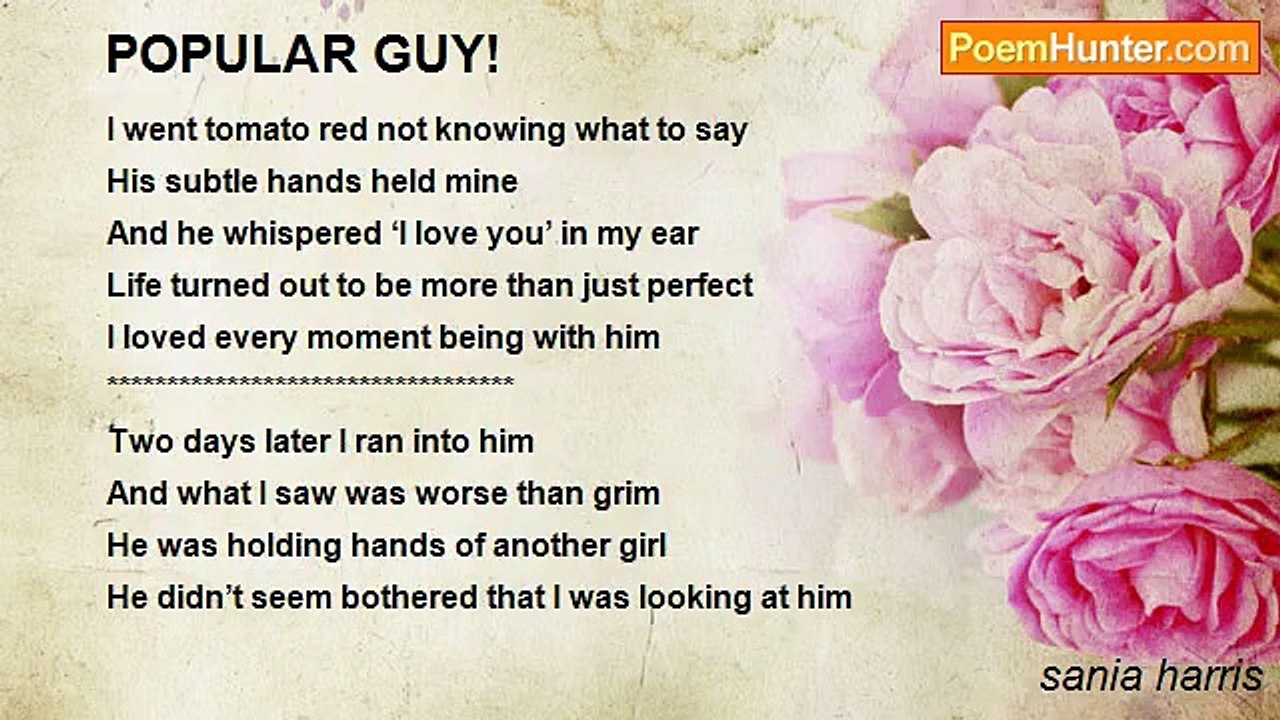 sania harris - POPULAR GUY!