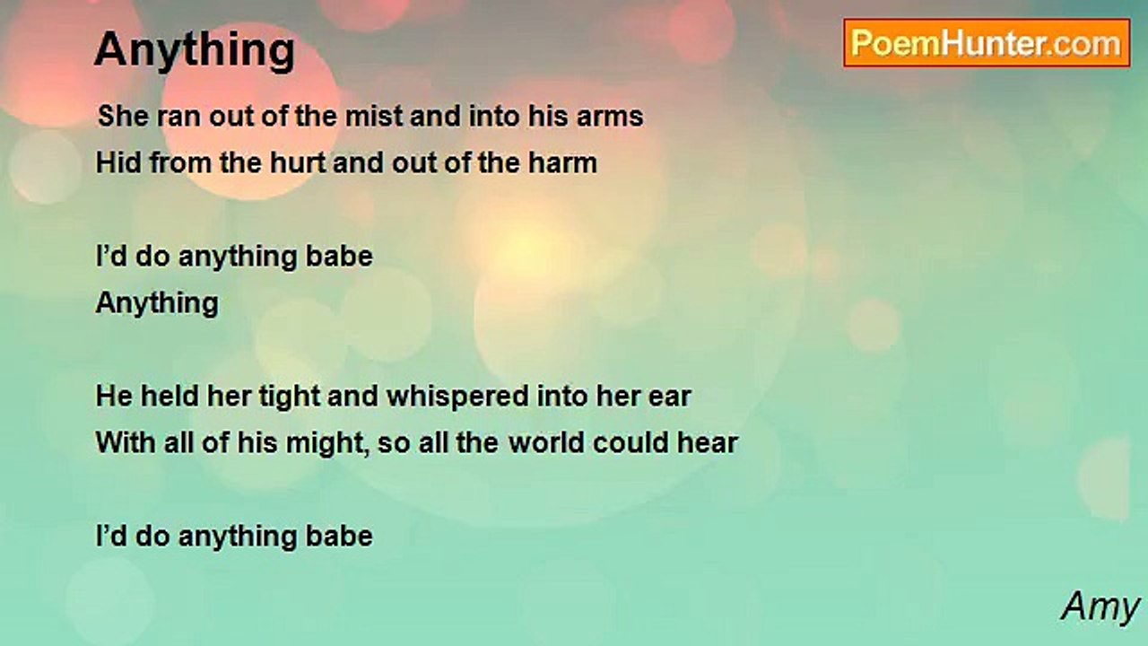 Amy - Anything