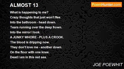 JOE POEWHIT - ALMOST 13