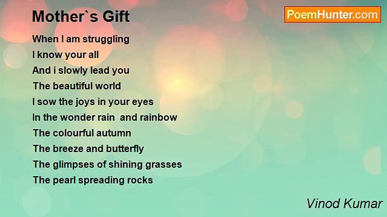 Vinod Kumar - Mother`s Gift