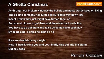 Ramona Thompson - A Ghetto Christmas