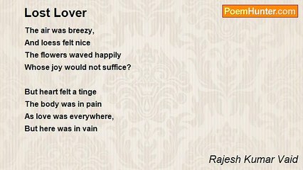 Rajesh Kumar Vaid - Lost Lover