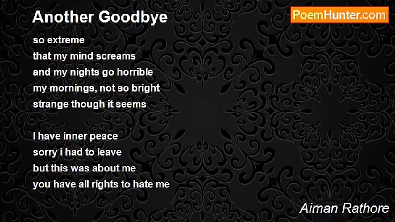 Aiman Rathore - Another Goodbye