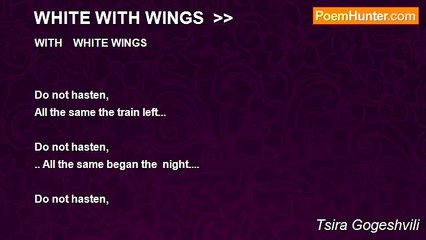 Tsira Gogeshvili - WHITE WITH WINGS  >>