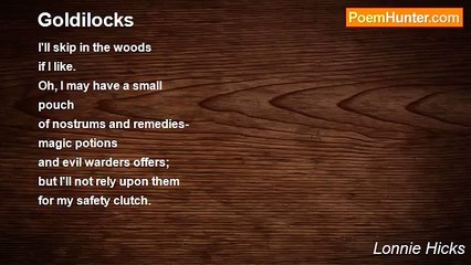 Lonnie Hicks - Goldilocks