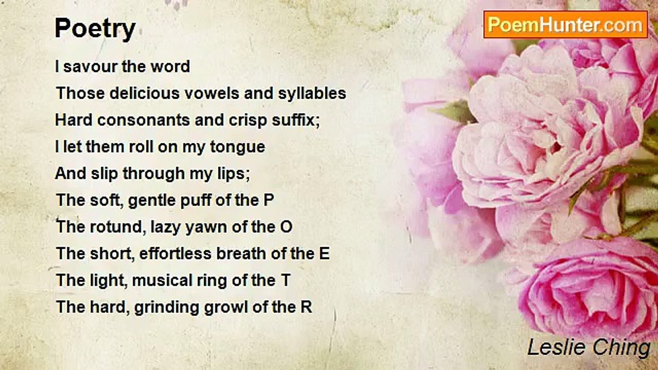 Leslie Ching - Poetry