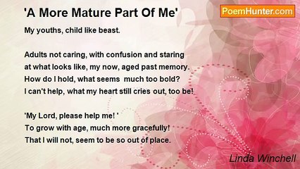 Linda Winchell - 'A More Mature Part Of Me'