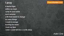 Aden Orie - I pray