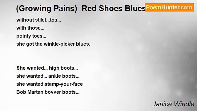 Janice Windle - (Growing Pains) Red Shoes Blues