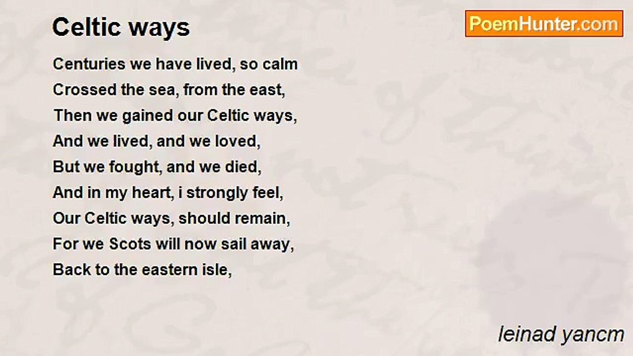 leinad yancm - Celtic ways