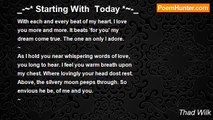 Thad Wilk - _-~* Starting With  Today *~-_