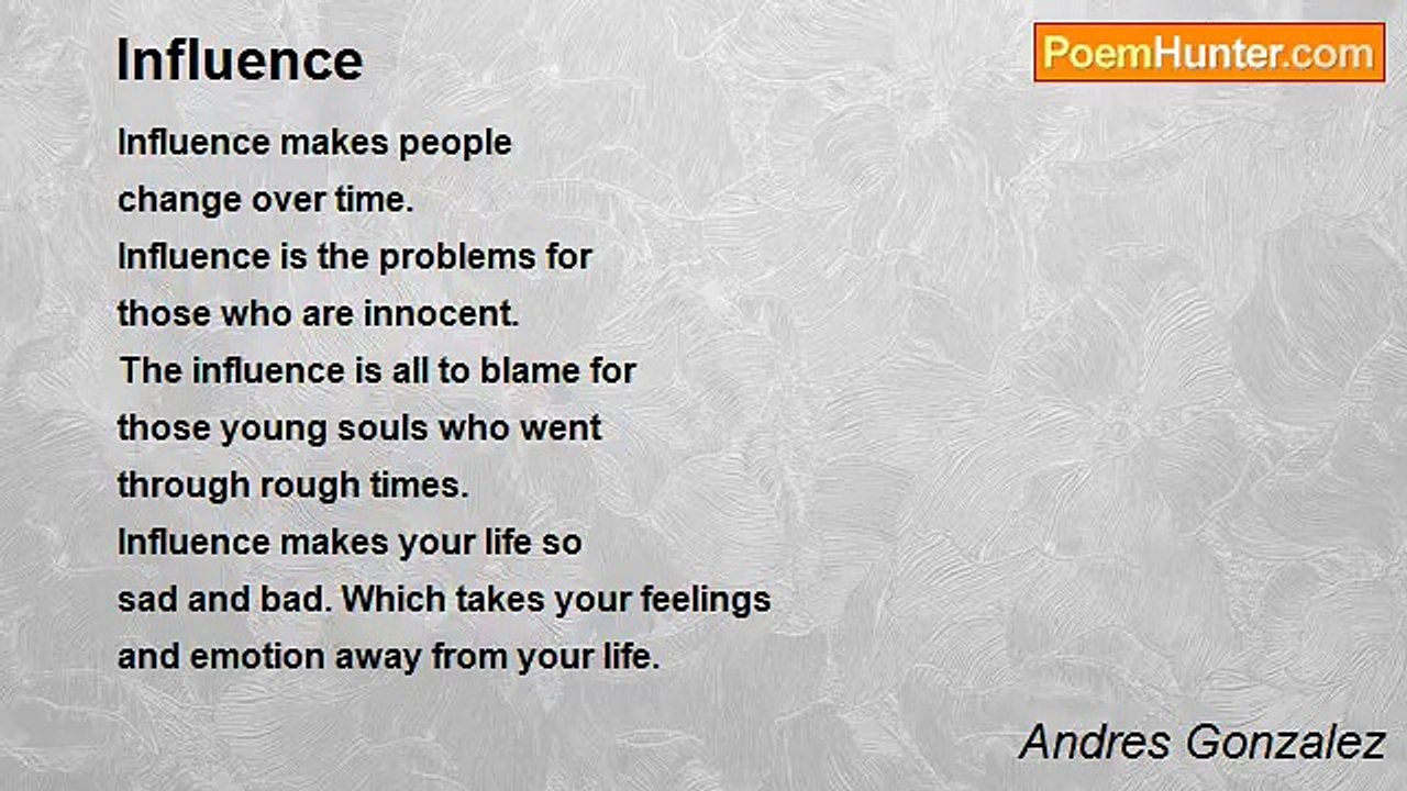 Andres Gonzalez - Influence