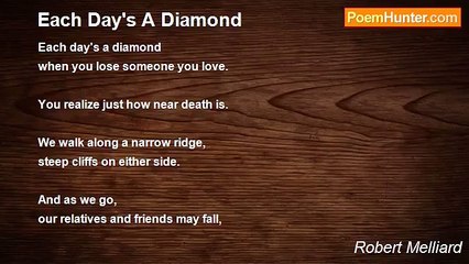 Robert Melliard - Each Day's A Diamond