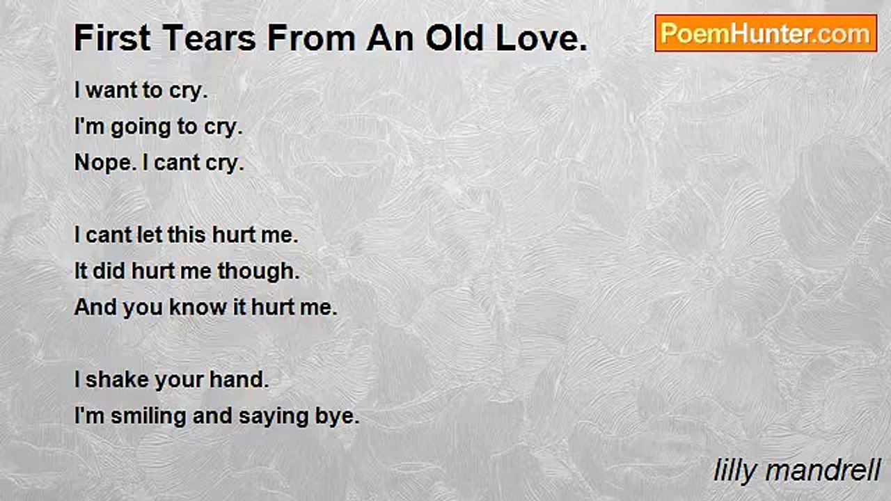 lilly mandrell - First Tears From An Old Love.
