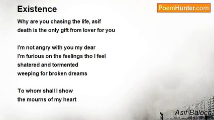 Asif Baloch - Existence