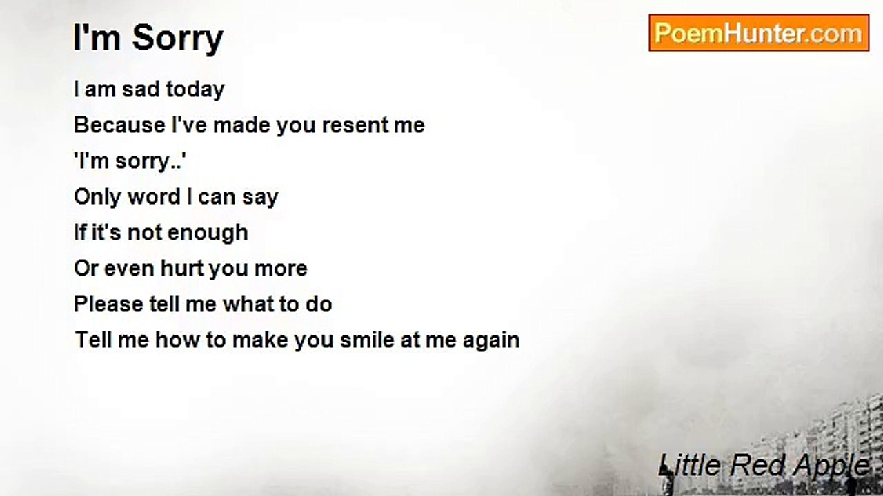 Little Red Apple - I'm Sorry