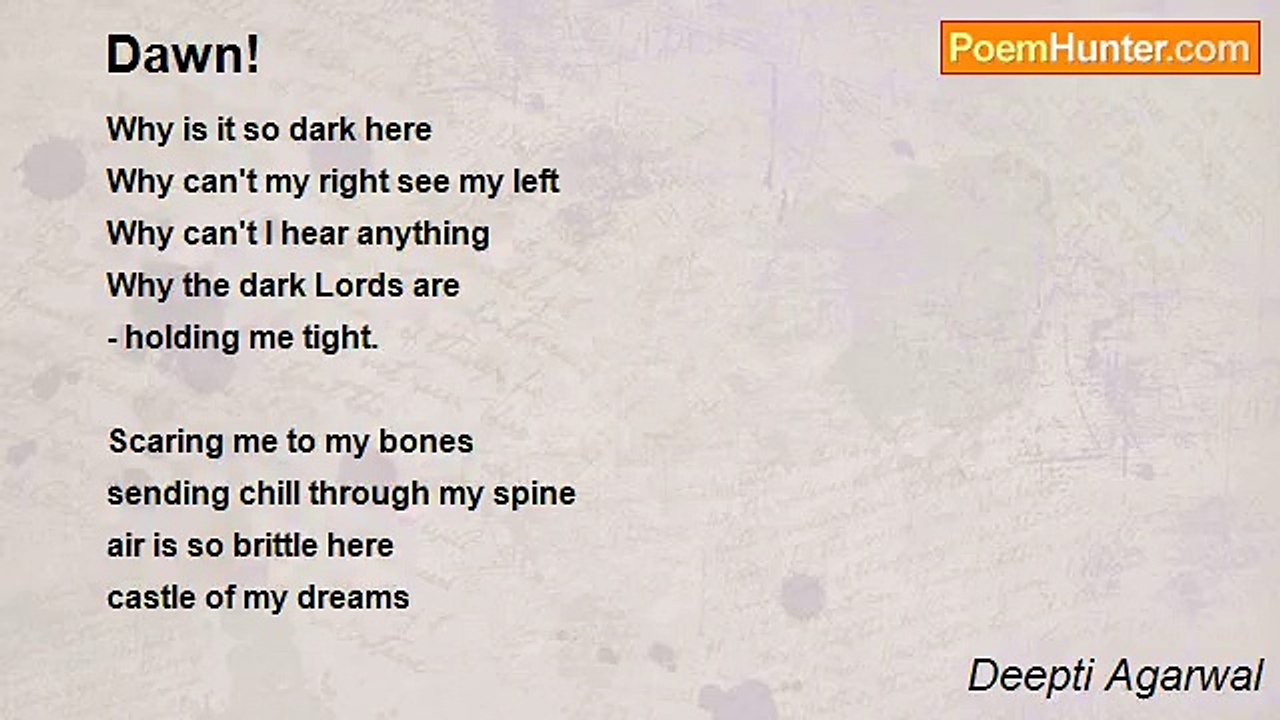 Deepti Agarwal - Dawn!