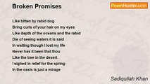 Sadiqullah Khan - Broken Promises