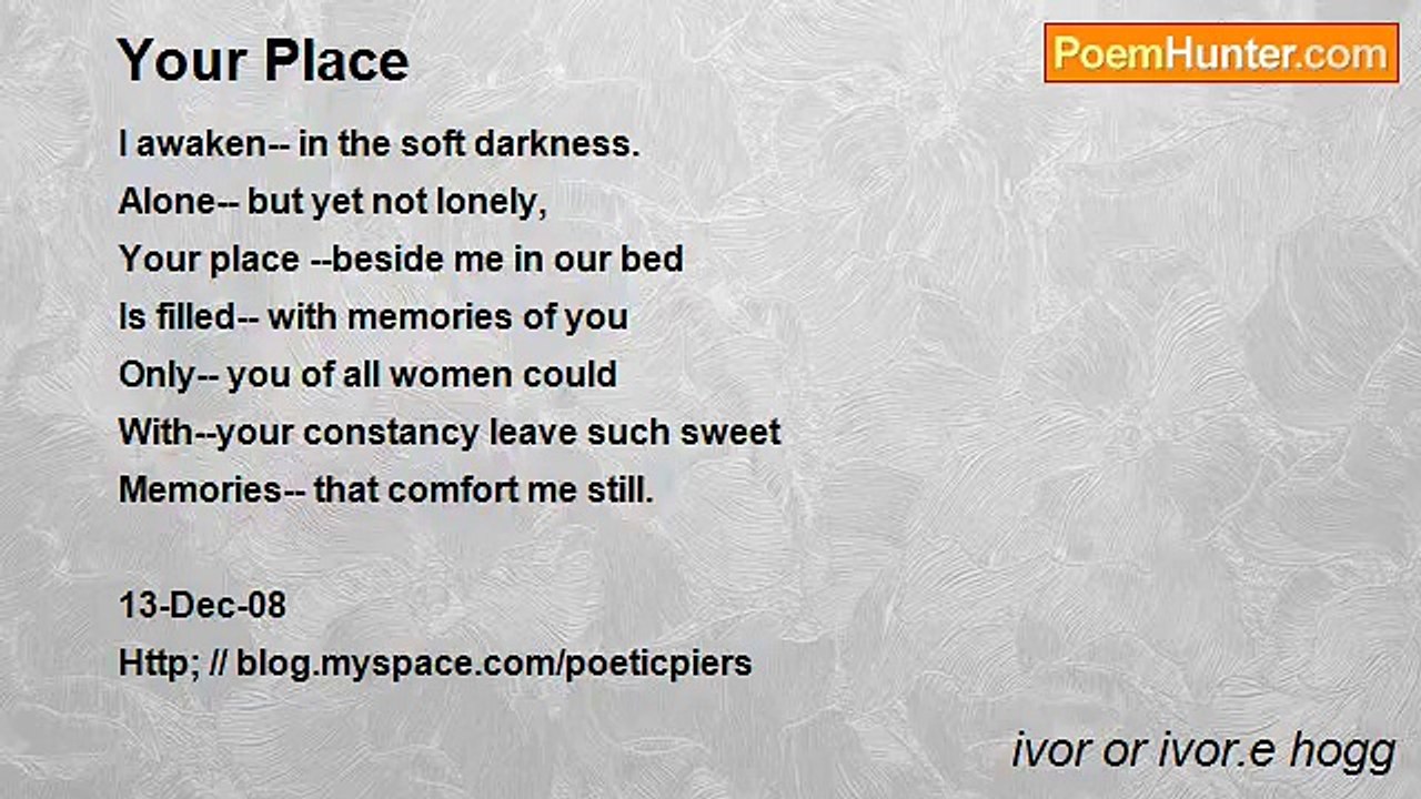 ivor or ivor.e hogg - Your Place