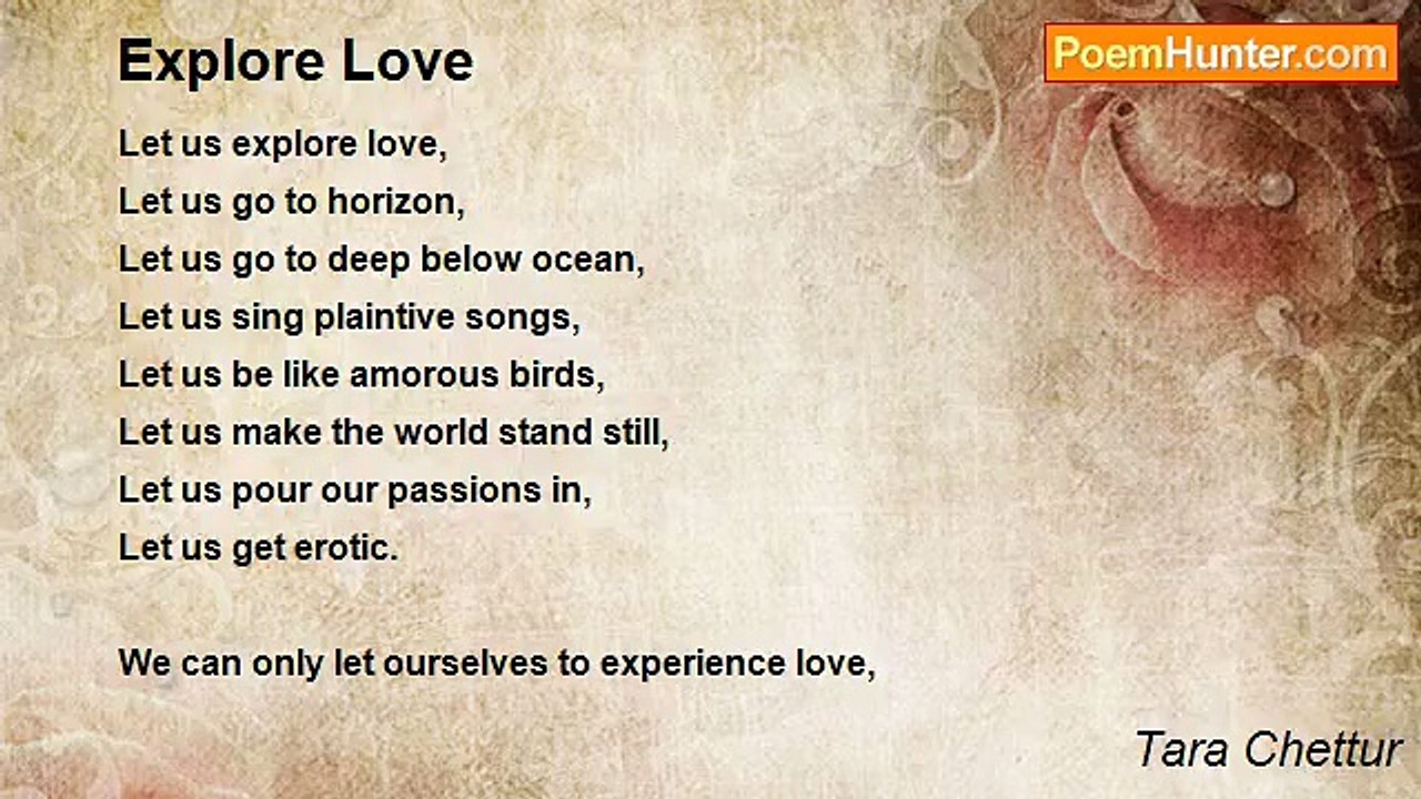Tara Chettur - Explore Love