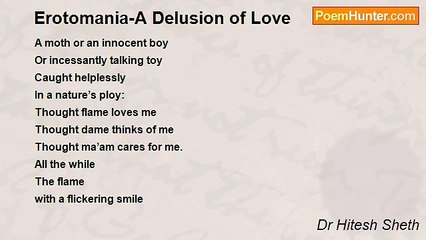 Dr Hitesh Sheth - Erotomania-A Delusion of Love